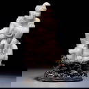HETIAN JADE CARVING OF AN ARHAT