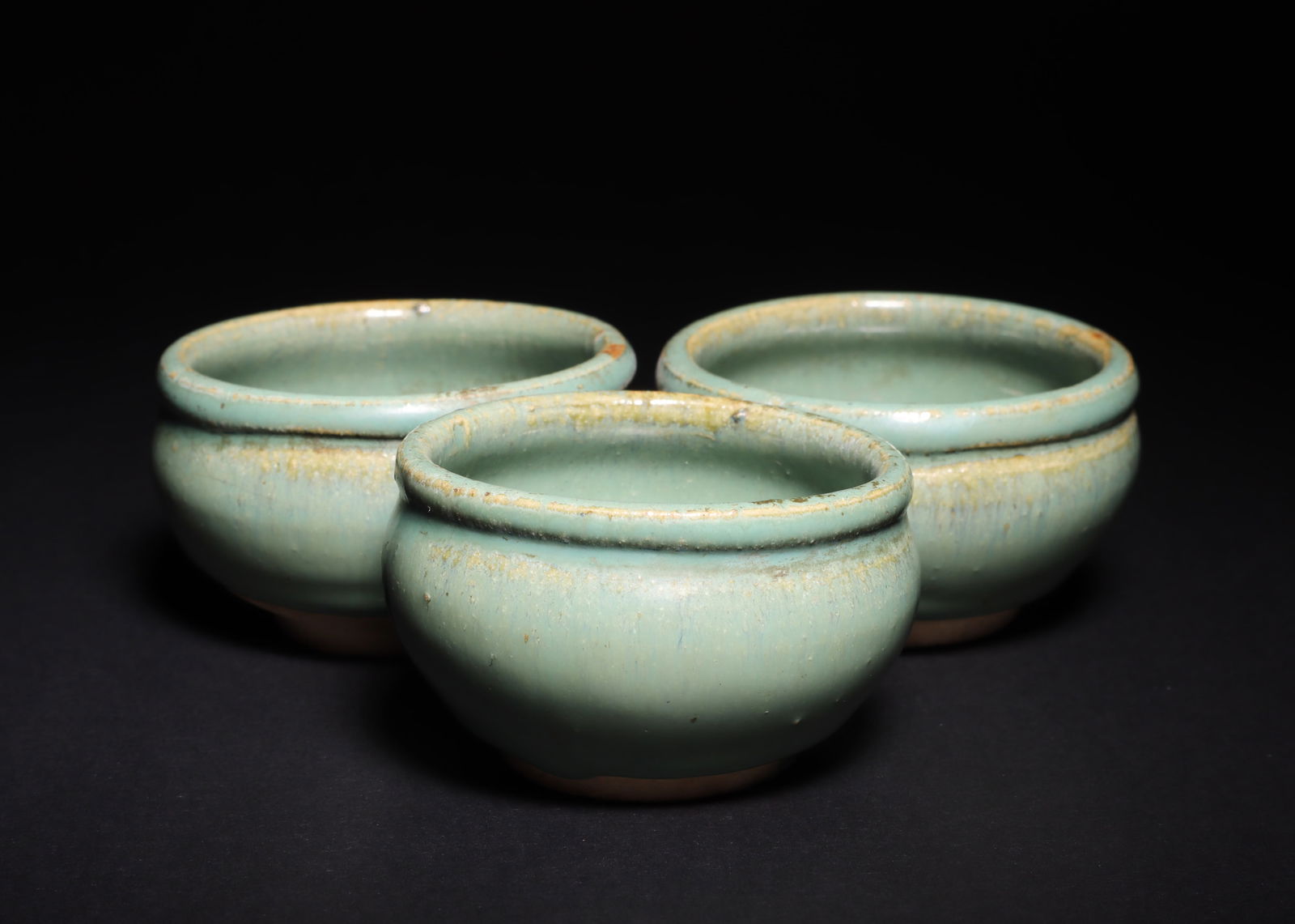 Ru Kiln Tea Cup: 5.5"L x 5.5"W x 1.69"H