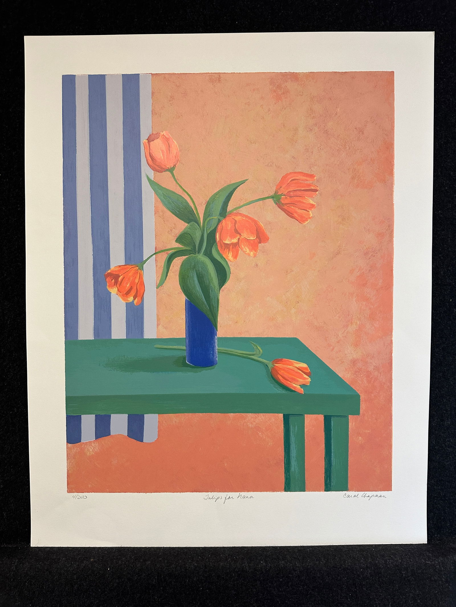 Carol Bodendieck Chapman, pencil signed original serigraph (1 of 5)