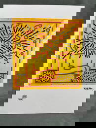 Keith Haring, offset lithograph, signed in the plate