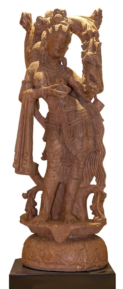 Stone Carved Asian Sculpture (1 of 1)