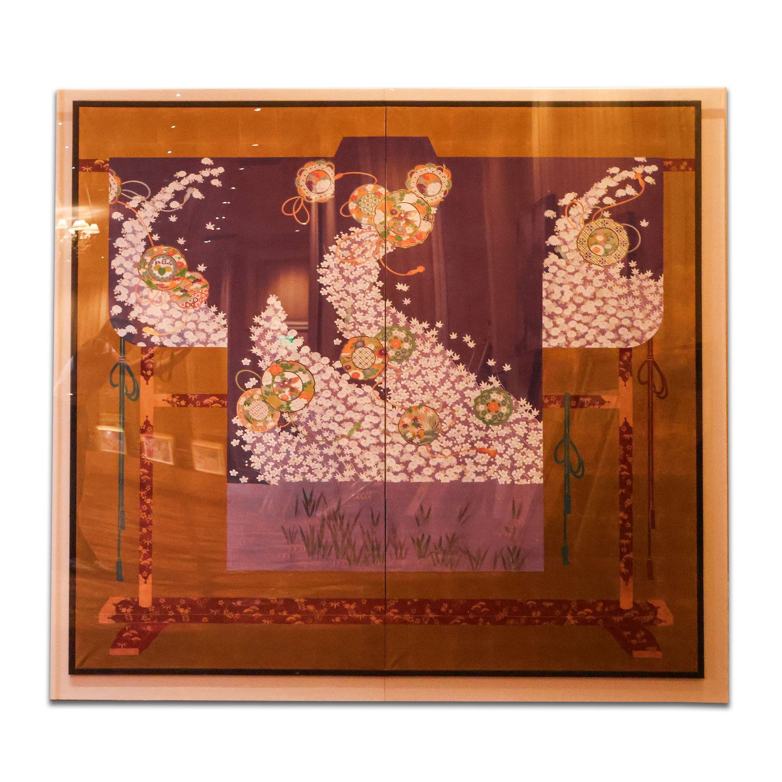 Framed Purple Kimono (1 of 1)