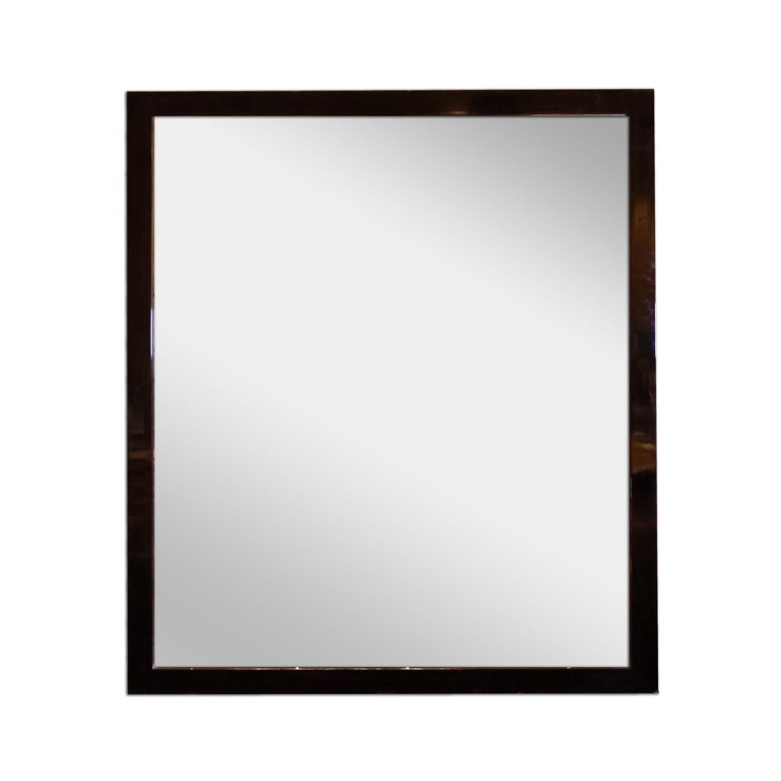 Framed Mirror: Mirror with a black colored frame. Size 40" x 46". Total Quantity: 1.