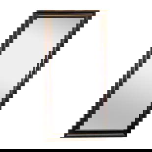 Framed Mirror: Mirror with a brown colored frame. Size 65" x 31".Total Quantity: 1.
