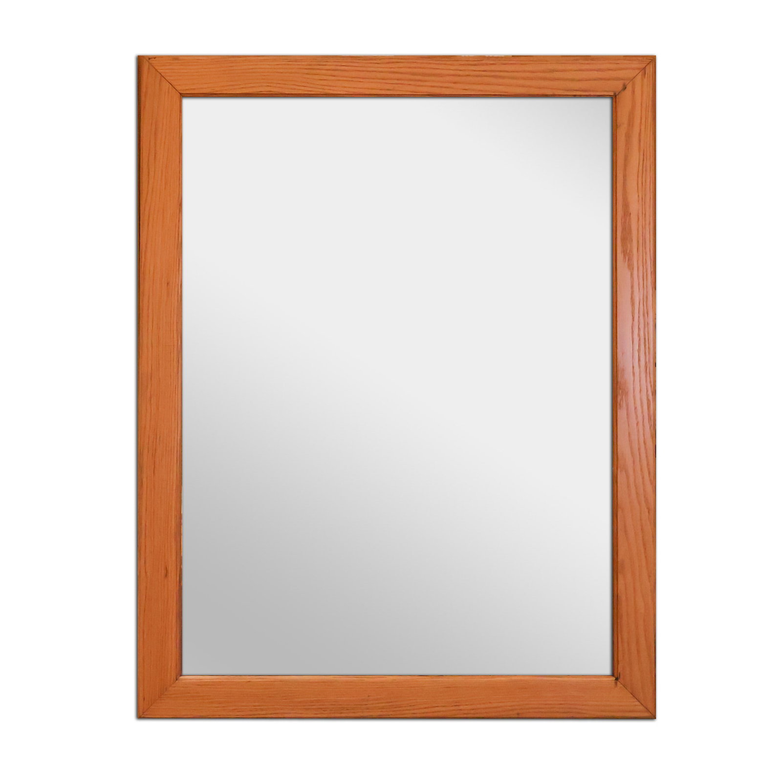 Framed Mirror: Mirror with a wooden frame. Size 54.5" x 43". Total Quantity: 1.