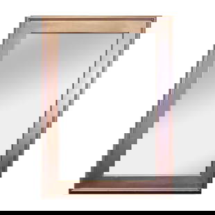 Framed Mirror: Two mirrors with one bronze colored frame and one black colored frame. Size (A) 32" x 44" and (B) 36" x 48". Total Quantity: 2.