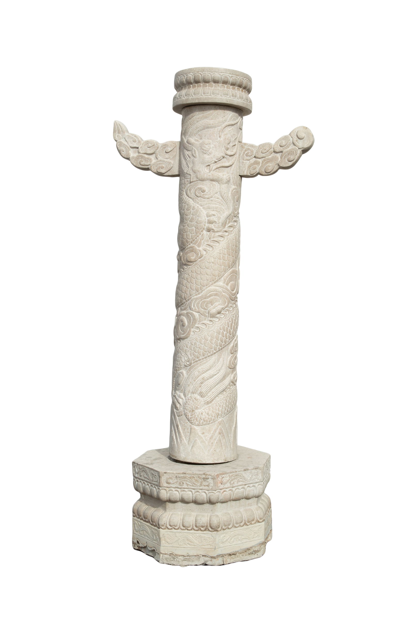 Marble carved Totem (1 of 3)