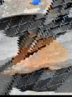 Mirage Volcano Facade Piece: A portion of the facade of the Mirage volcano. Size 1'8" x 1'3" x 4". Glass/Resin.Total Quantity: 1.