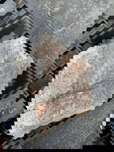 Mirage Volcano Facade Piece: A portion of the facade of the Mirage volcano. Size 1'5" x 1'2" x 5". Glass/Resin.Total Quantity: 1.