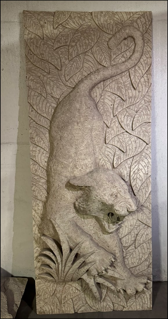Tiger Stone Carving (1 of 2)
