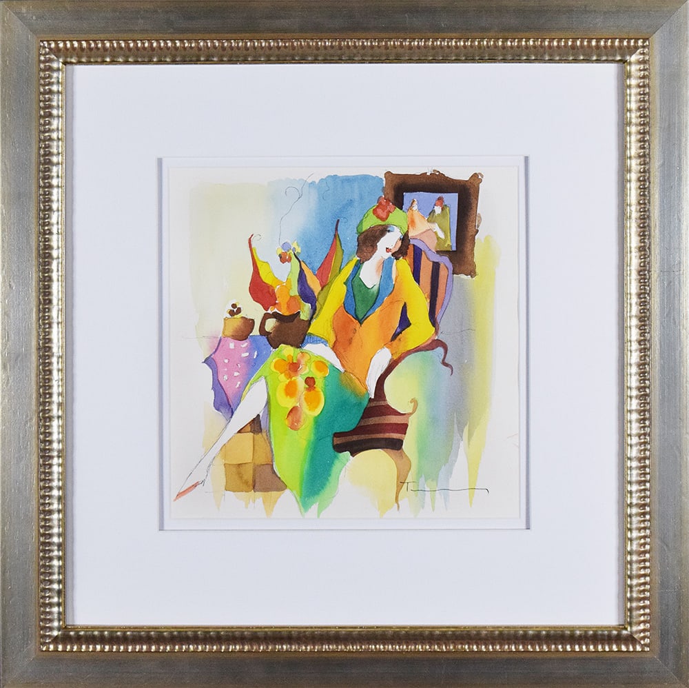 Itzchak Tarkay "Journee Relaxante" Mixed media (1 of 4)