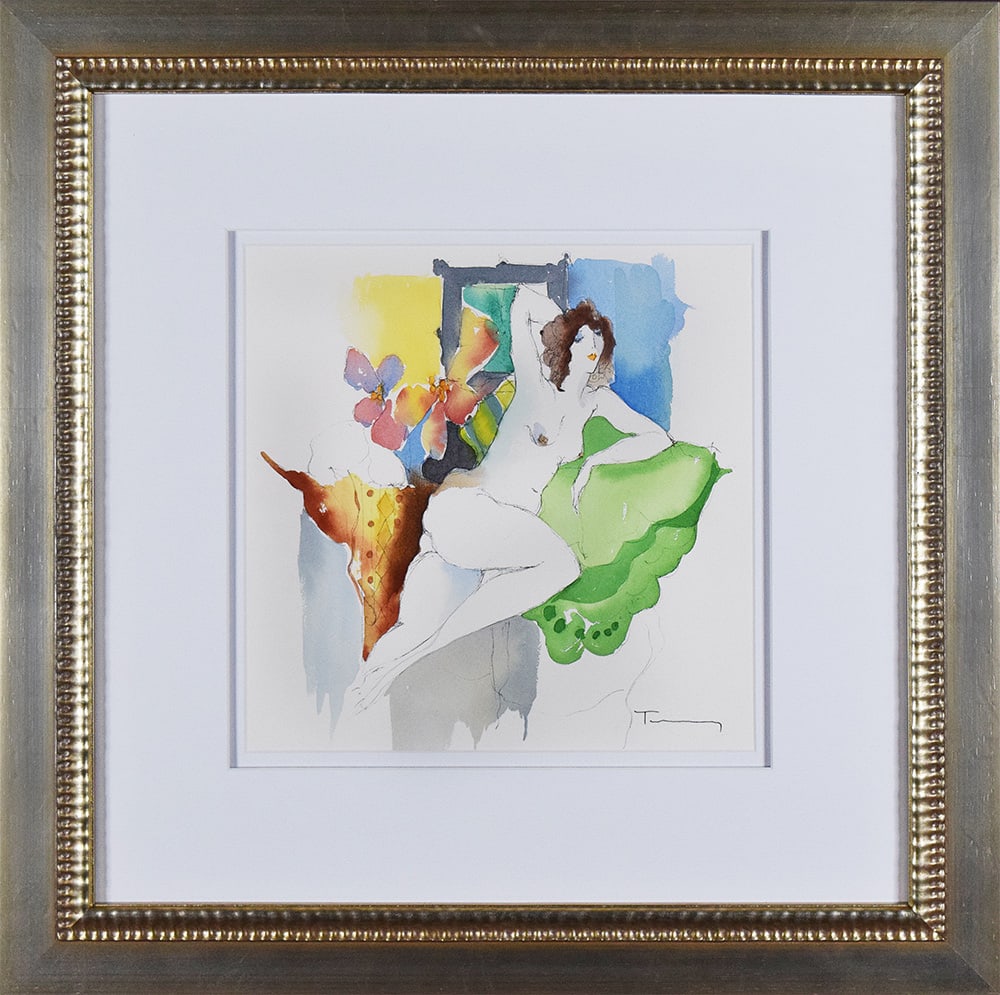 Itzchak Tarkay "Seduisante" Mixed media (1 of 4)