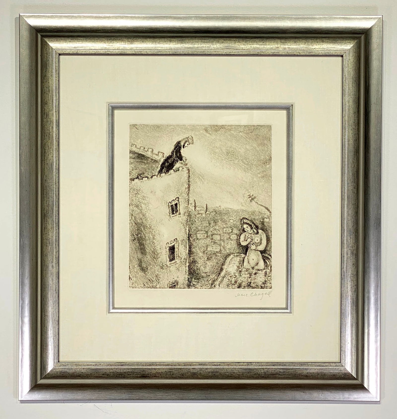 Marc Chagall "David et Bath-Scheba Sorlier 267" Etching (1 of 5)