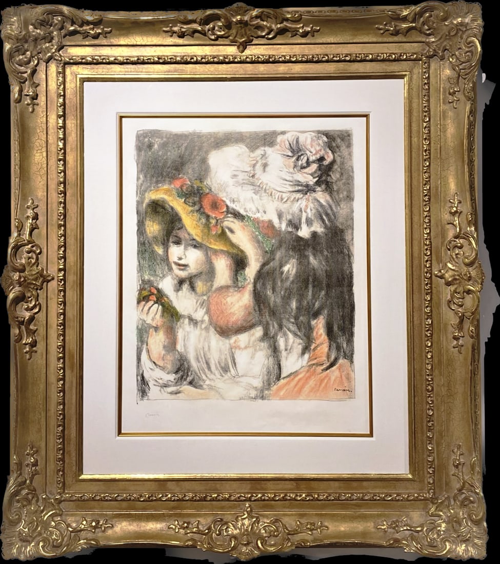 Pierre-Auguste Renoir Le Chapeau Épinglé, 2e planche Lithograph (1 of 5)