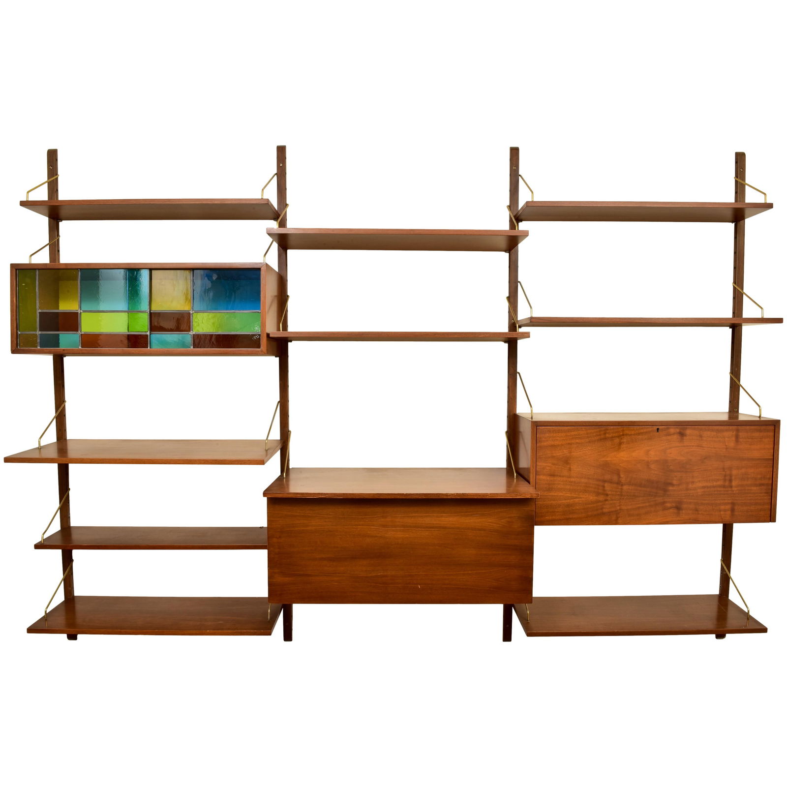 Attributed To Paul Cadovius Mid-Century Modern Floating Modular Shelving System (1 of 14)