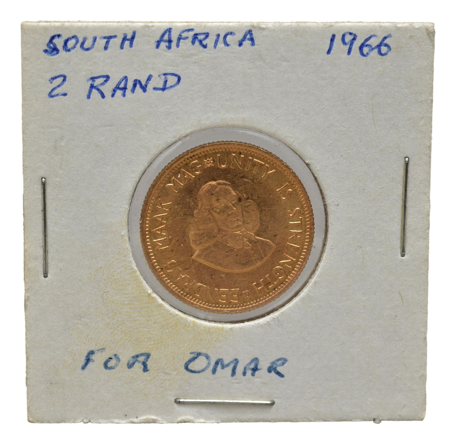 South Africa 1966 2 Rand Gold Coin (1 of 2)