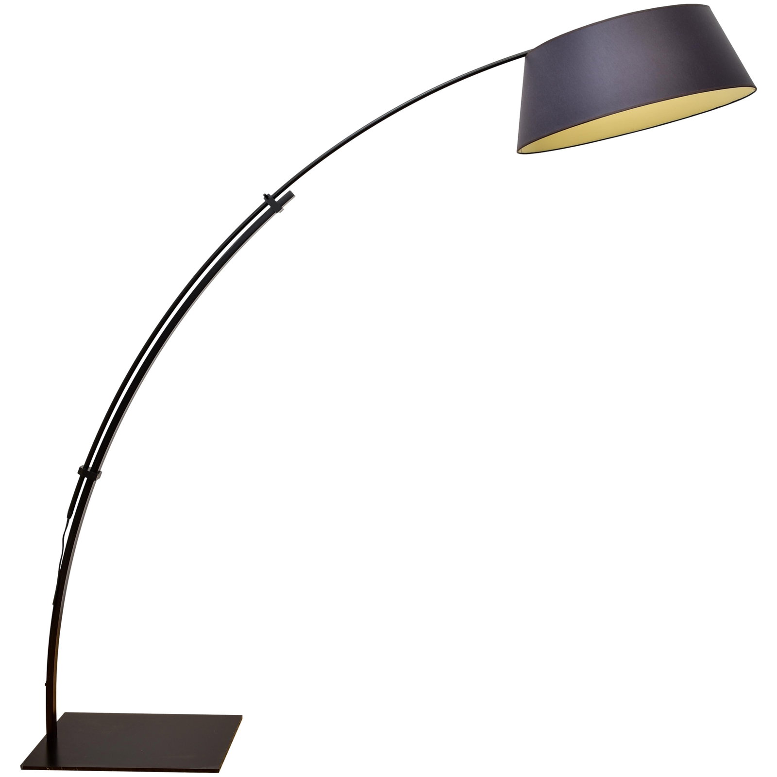 Ligne Roset Philippe Daney Ouverture Floor Lamp With Black Shade (1 of 11)