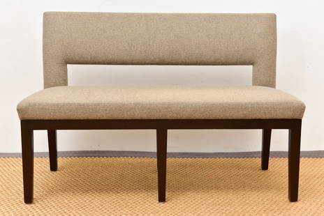Christian Liaigre at Holly Hunt Bench: Dimensions: 46" W x 21" D x 33" H - Floor to seat: 18 1/2" H