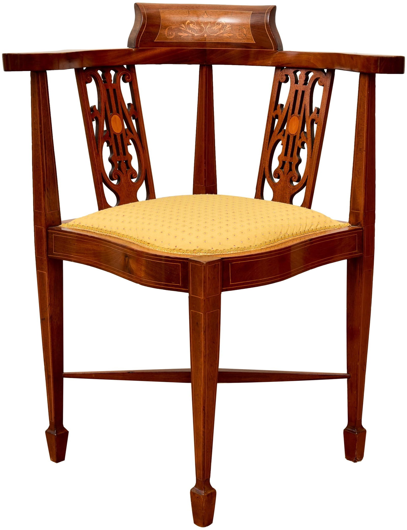 Antique Edwardian Corner Chair (1 of 11)