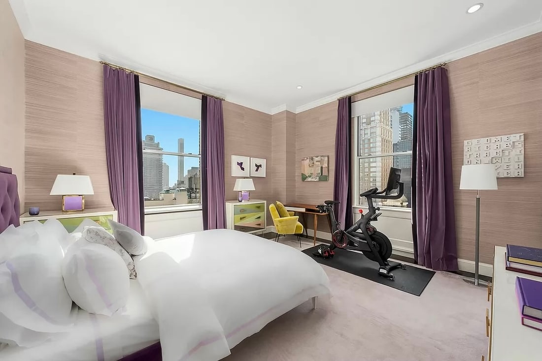 Set of Four Velvet Purple Drapery Panels (1 of 4)