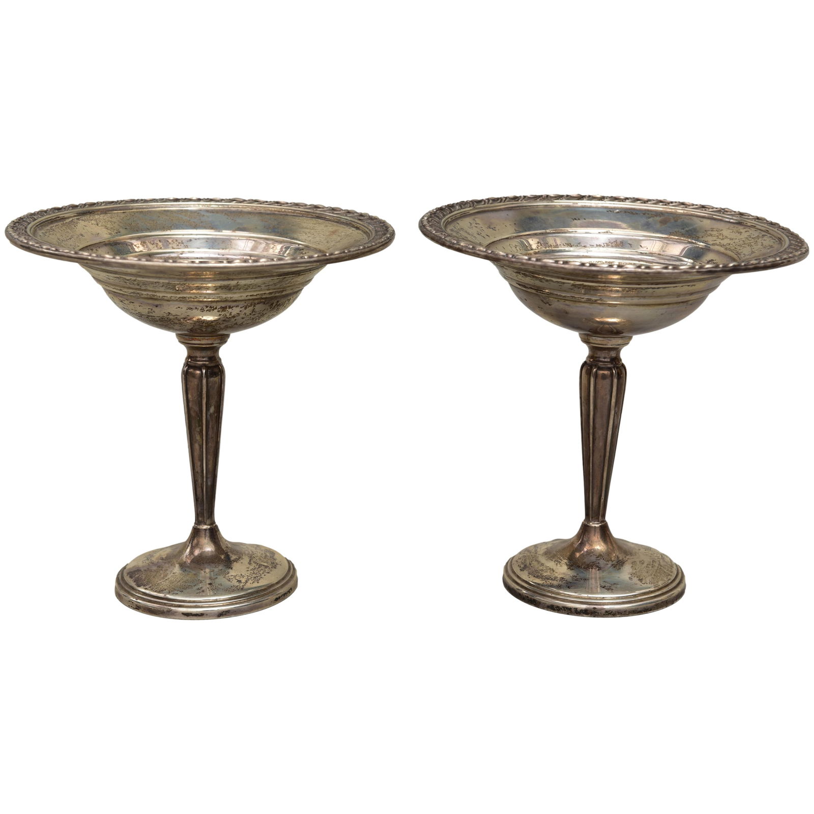 Pair of Sterling Silver Compotes (1 of 9)