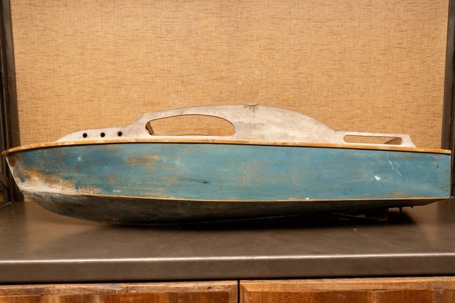 Very Large Wooden Boat Model (1 of 11)