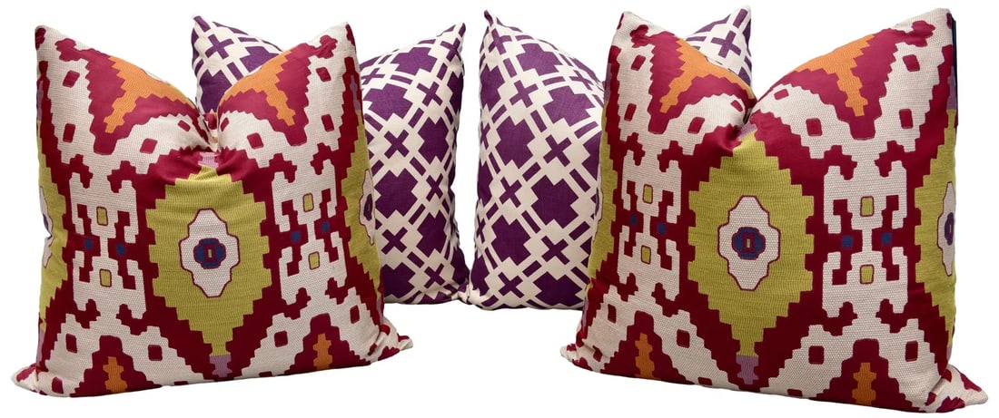 Set Of Four Custom Down Filled Pillows (1 of 12)
