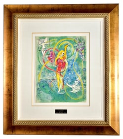 Marc Chagall (1887-1995) Plate IV Titled "Le Cirque" Numbered 216/250