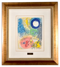 Marc Chagall (1887-1995) Plate XVI Titled "Le Cirque" Numbered 215/250