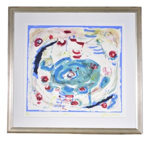 Joan Snyder (American b. 1940) Signed 2006 "Oasis" Abstract Serigraph Numbered 104/200