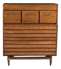 1960s “Dania” Dresser by Merton Gershun for American of Martinsville