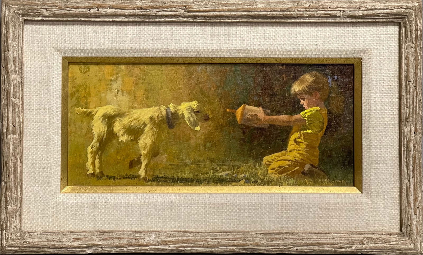 Robb Woods (American) “Supper Time” Oil On Board (1 of 8)