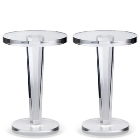Pair Of Interlude Home Liora End Tables