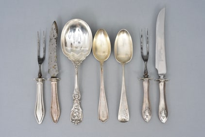 Collection of Sterling Silver Serving Pieces