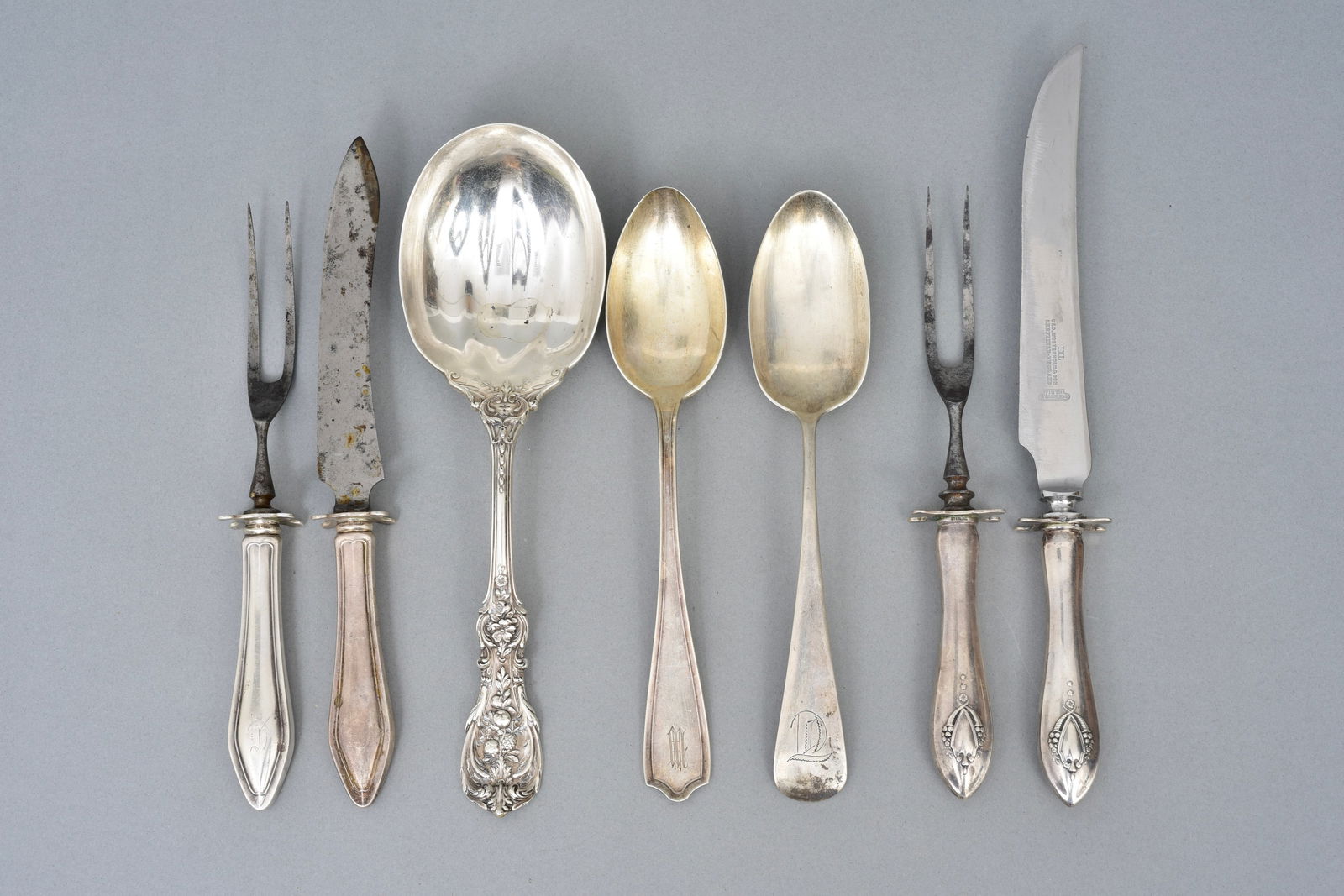 Collection of Sterling Silver Serving Pieces (1 of 9)