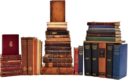 Collection of Antique Books - Shakespeare, Holmes-Pollack, R. Browning and more