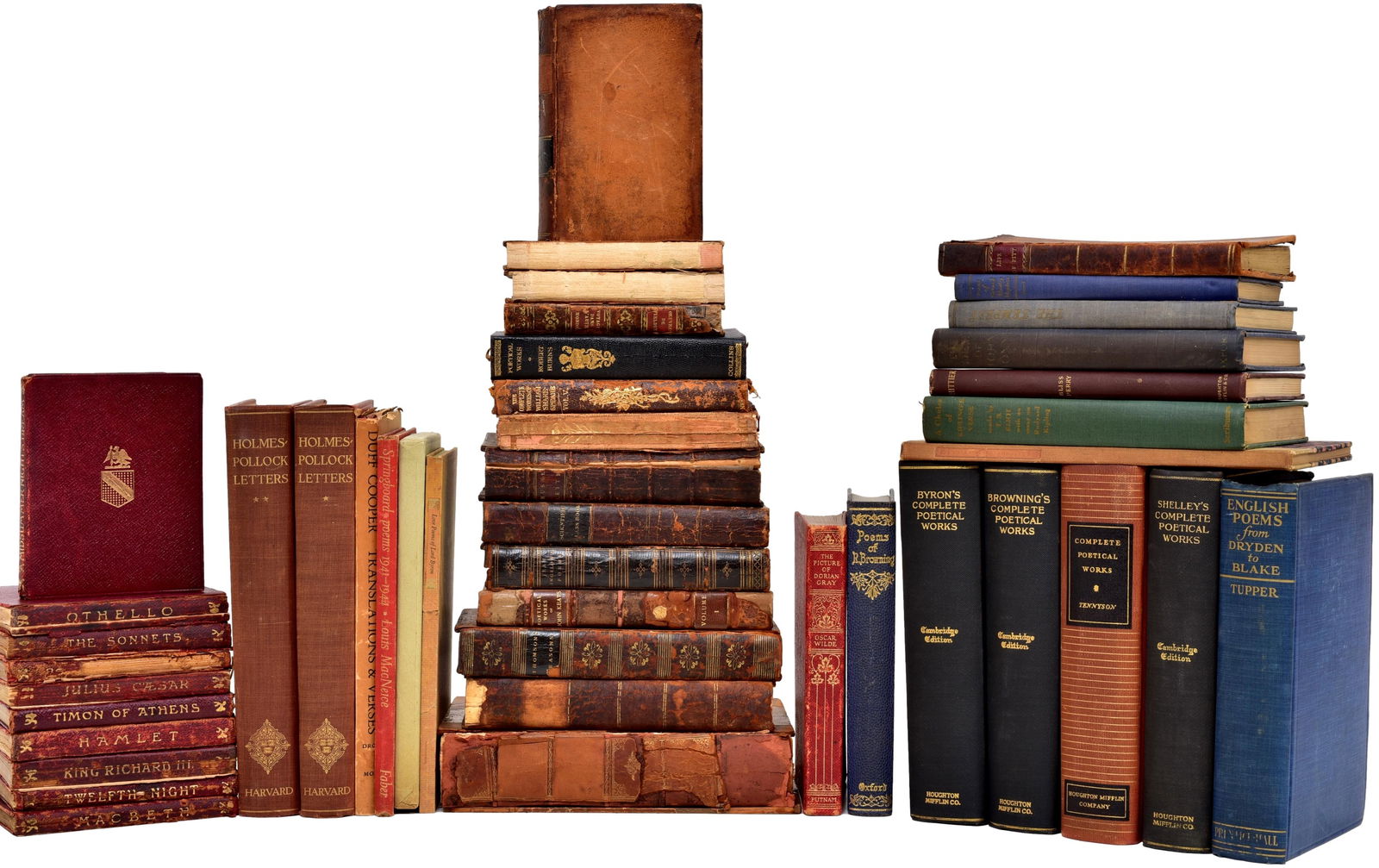 Collection of Antique Books - Shakespeare, Holmes-Pollack, R. Browning and more (1 of 20)
