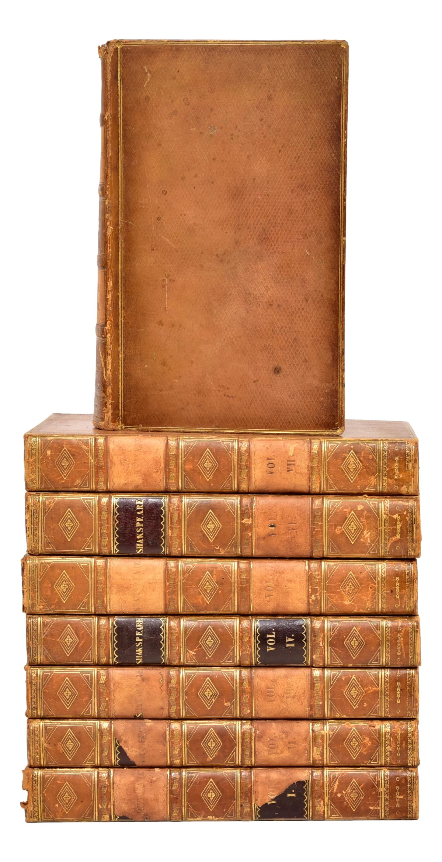 The Plays of William Shakespeare Leather Bound Books (1 of 4)