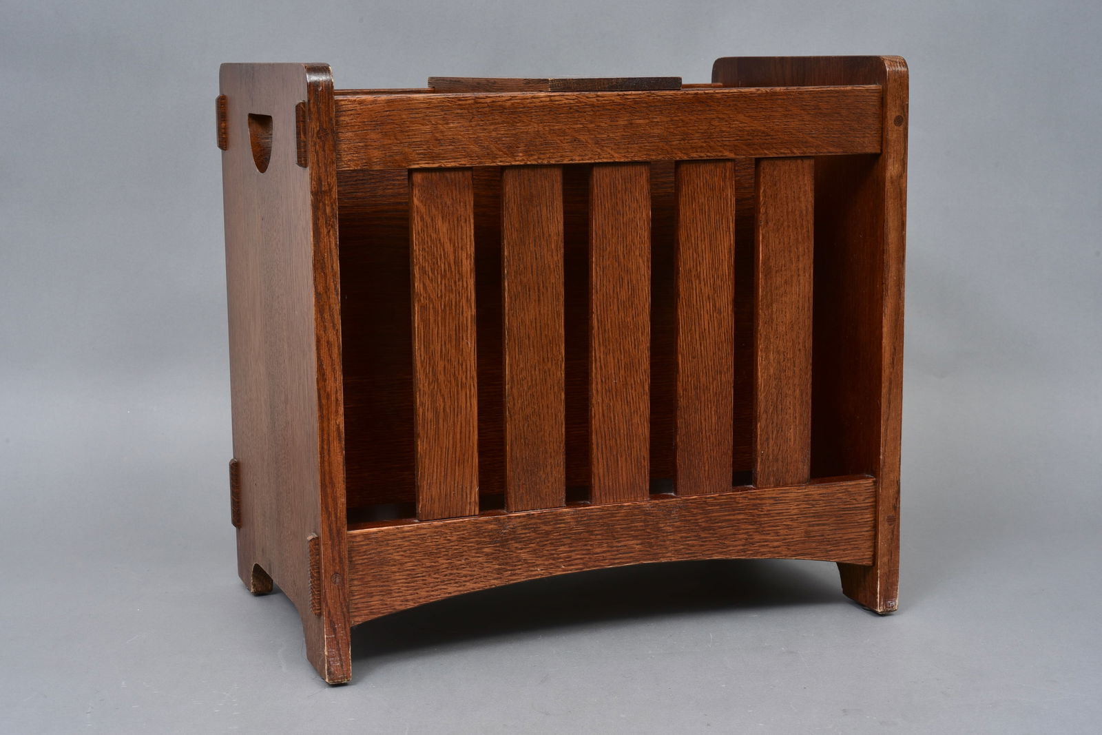 Stickley Mission Arts and Crafts Oak Magazine Rack (1 of 7)