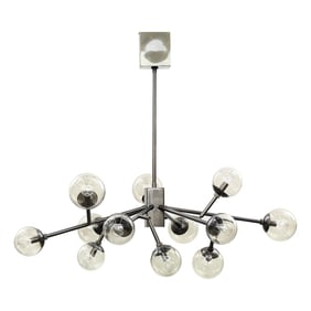 Mitchell Gold + Bob Williams Polished Nickel Savoy Chandelier