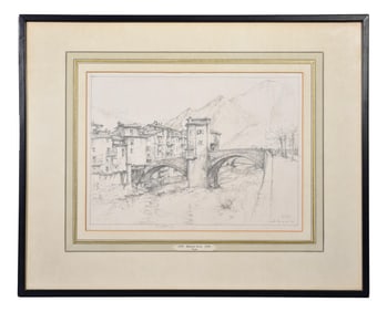Ernest Roth (1879-1964) Signed Original Drawing Titled “Sosbel” Dated 1930