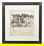 Ernest David Roth (German, 1879-1964) Etching Titled “Verona”