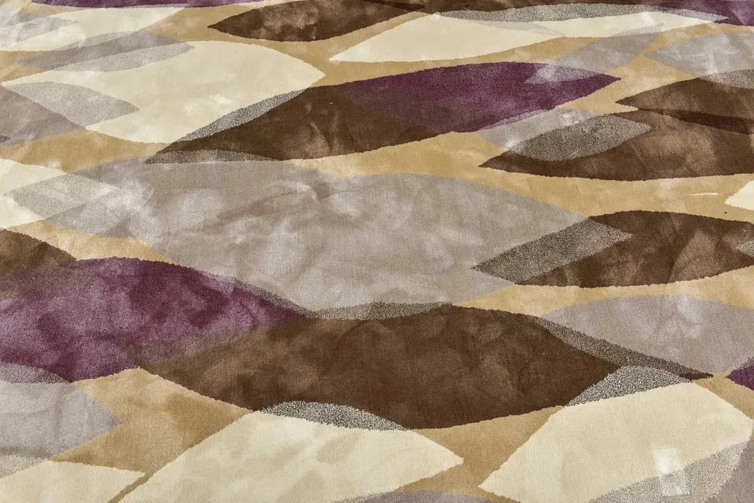 Hand Made Silhouette Area Rug by Perennials Luxury Performance: Dimensions: 11' x 14' Town Auction House & Gallery also offers local delivery to Manhattan, Connecticut and Westchester for most items excluding large furniture. For a price quote on delivery, please 