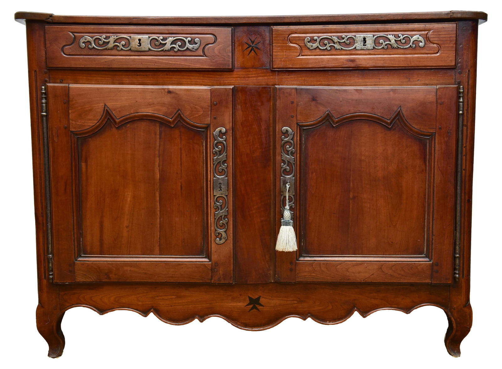 18th Century Two-Door Buffet/Sideboard With Maltese Cross Inlay (1 of 20)