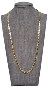 18k Yellow Gold Mariner Link Necklace