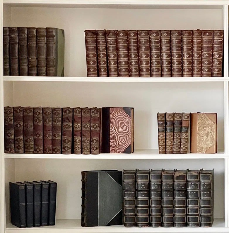 Collection of Antique Leather Bound Books (1 of 10)