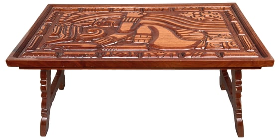 Central American Jose Izaguirre & Sons Handcrafted Coffee Table