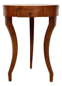 Briar and Walnut Cigarette Table