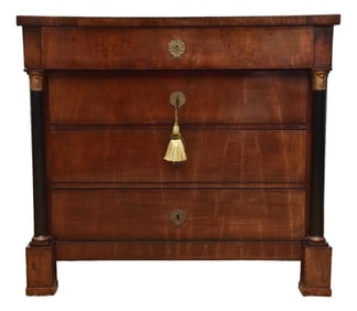 Antique Neoclassical Mahogany Commode