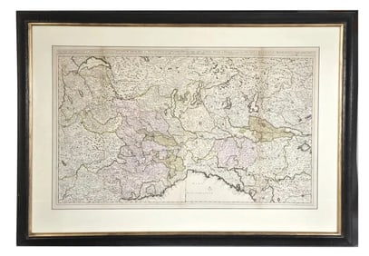 Antique Map of Northern Italy by Reiner and Joshua Ottens
